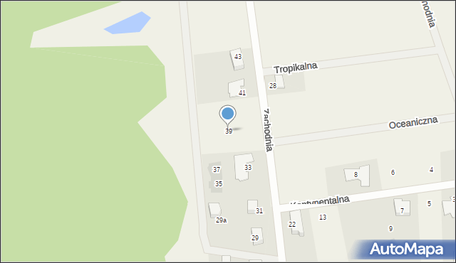 Straszyn, Zachodnia, 39, mapa Straszyn