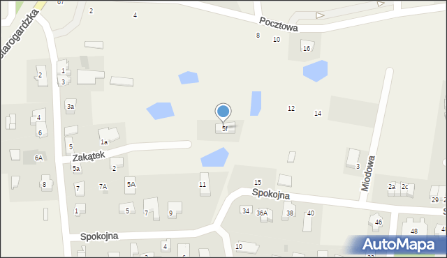 Straszyn, Zakątek, 7, mapa Straszyn