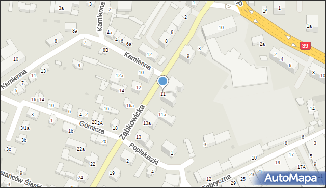 Strzelin, Ząbkowicka, 11, mapa Strzelin