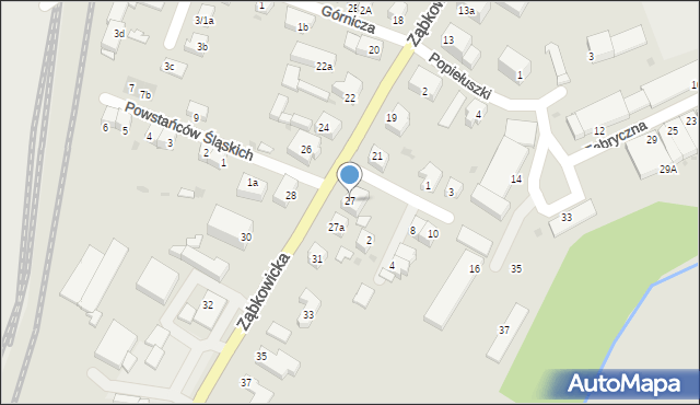 Strzelin, Ząbkowicka, 27, mapa Strzelin