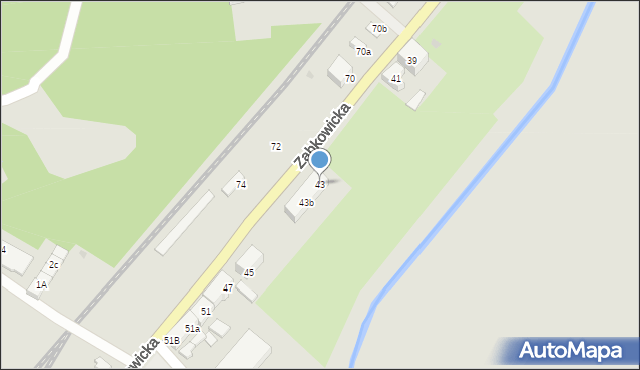 Strzelin, Ząbkowicka, 43, mapa Strzelin