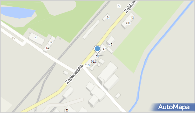 Strzelin, Ząbkowicka, 51, mapa Strzelin