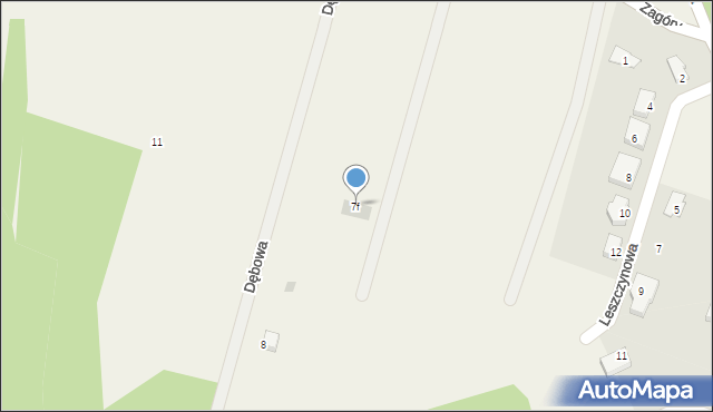 Sulęczyno, Zagóry, 7f, mapa Sulęczyno