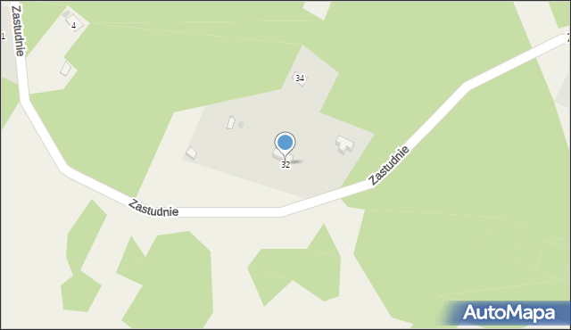 Suliszowice, Zastudnie, 32, mapa Suliszowice