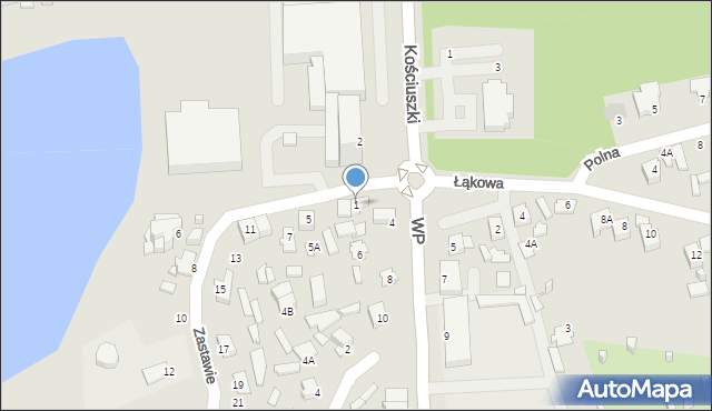 Suwałki, Zastawie, 1, mapa Suwałk