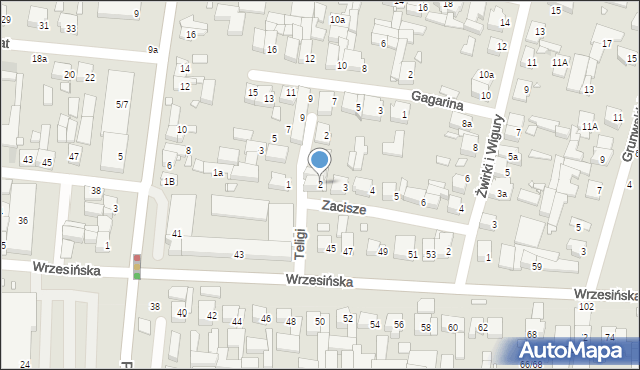 Swarzędz, Zacisze, 2, mapa Swarzędz