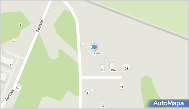 Świebodzin, Zacisze, 2, mapa Świebodzin