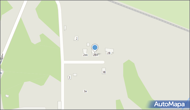 Świebodzin, Zacisze, 2BA, mapa Świebodzin