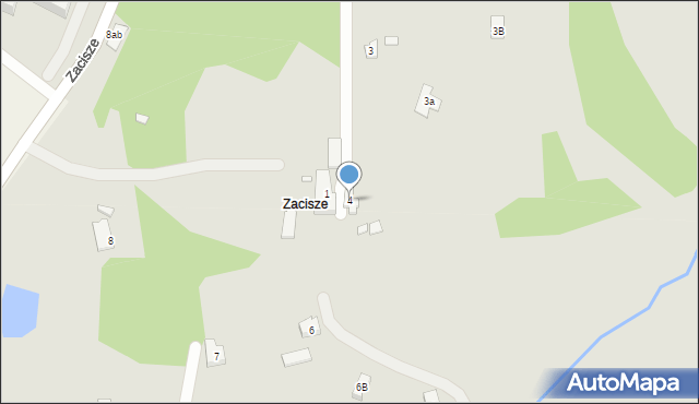 Świebodzin, Zacisze, 4, mapa Świebodzin