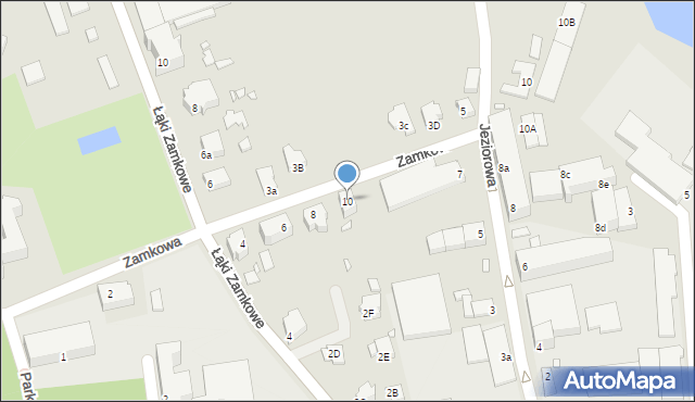 Świebodzin, Zamkowa, 10, mapa Świebodzin