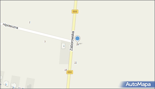 Święcice, Zaborowska, 24, mapa Święcice