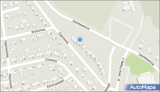 Świecie, Zapolskiej Gabrieli, 9, mapa Świecie