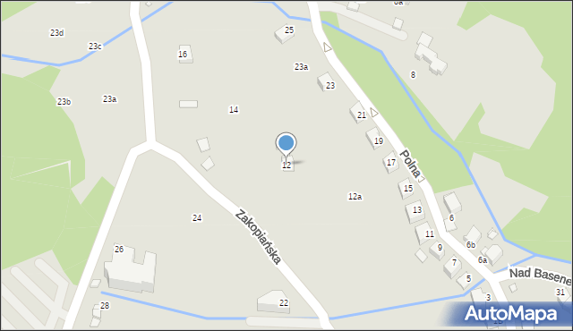 Świeradów-Zdrój, Zakopiańska, 12, mapa Świeradów-Zdrój