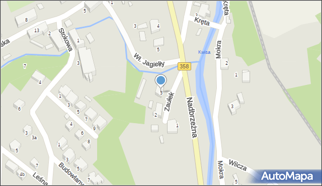 Świeradów-Zdrój, Zaułek, 4, mapa Świeradów-Zdrój