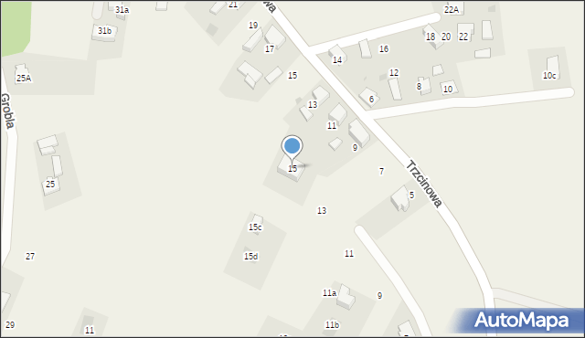 Świerczyniec, Zakole, 15, mapa Świerczyniec