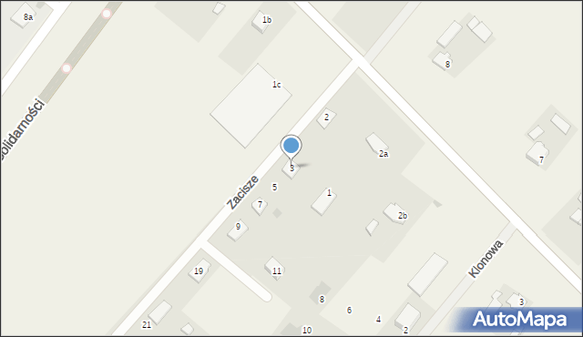 Świerkówiec, Zacisze, 3, mapa Świerkówiec