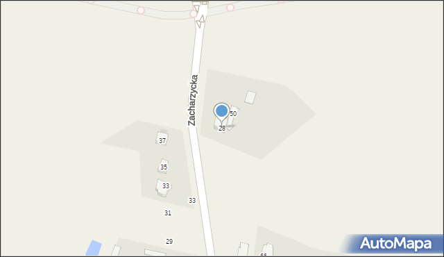 Święta Katarzyna, Zacharzycka, 28, mapa Święta Katarzyna