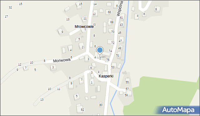 Świnna, Zachodnia, 2, mapa Świnna