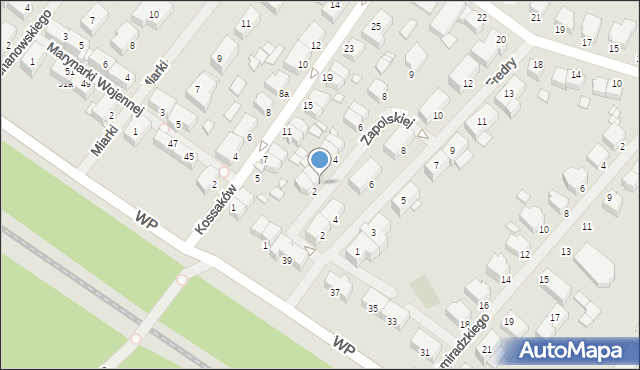 Świnoujście, Zapolskiej Gabrieli, 3, mapa Świnoujście