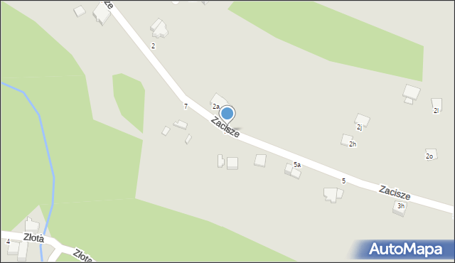 Szczytna, Zacisze, 5c, mapa Szczytna