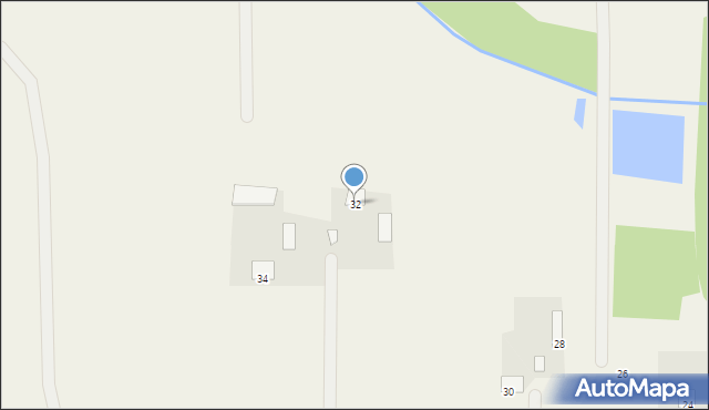 Szerominek, Zachodnia, 32, mapa Szerominek