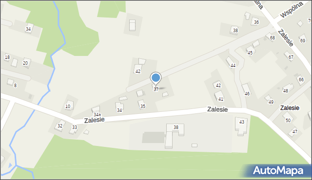 Targowiska, Zalesie, 37, mapa Targowiska