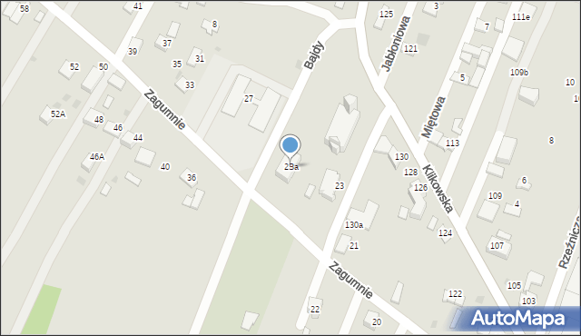 Tarnów, Zagumnie, 23a, mapa Tarnów