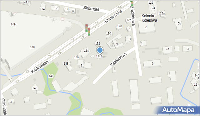 Tarnów, Zakładowa, 7, mapa Tarnów