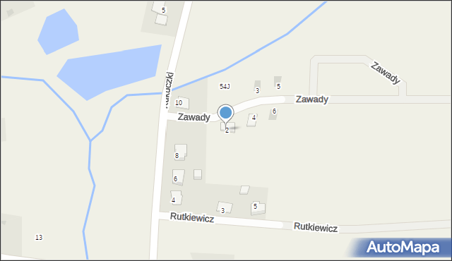 Tarnowiec, Zawady Andrzeja, 2, mapa Tarnowiec