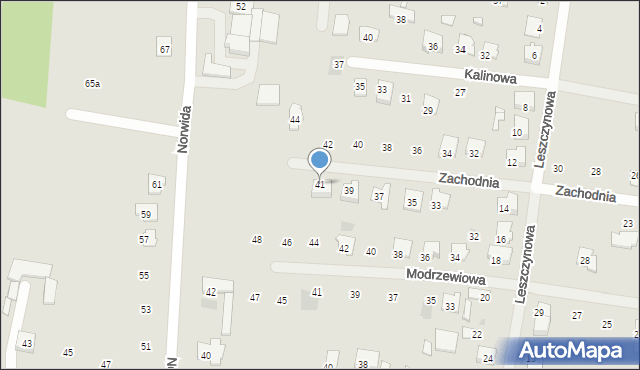 Tłuszcz, Zachodnia, 41, mapa Tłuszcz