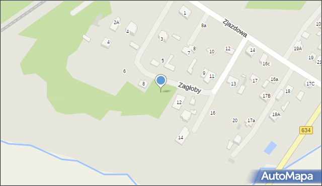 Tłuszcz, Zagłoby Jana Onufrego, 10, mapa Tłuszcz