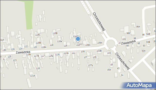 Tomaszów Mazowiecki, Zawadzka, 112, mapa Tomaszów Mazowiecki