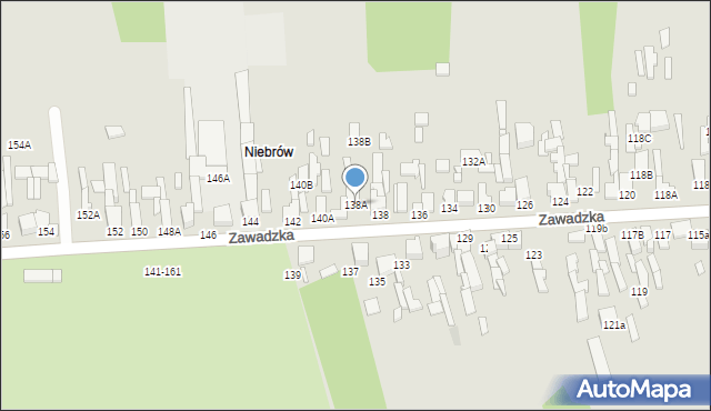 Tomaszów Mazowiecki, Zawadzka, 138A, mapa Tomaszów Mazowiecki