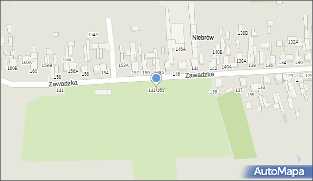 Tomaszów Mazowiecki, Zawadzka, 141-161, mapa Tomaszów Mazowiecki
