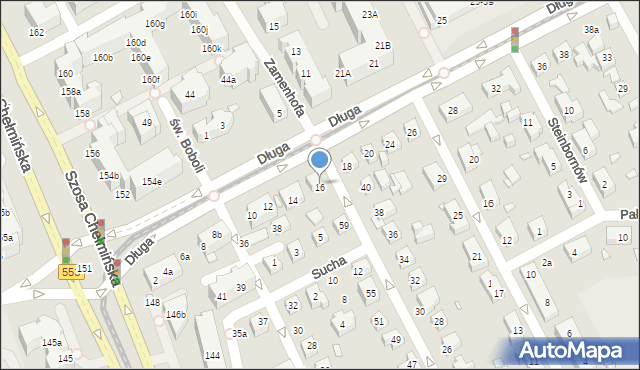 Toruń, Zamenhofa Ludwika, dr., 63, mapa Torunia