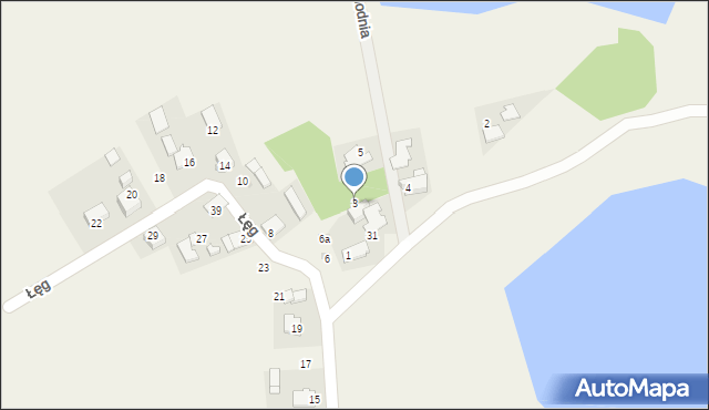 Trzebieńczyce, Zachodnia, 3, mapa Trzebieńczyce