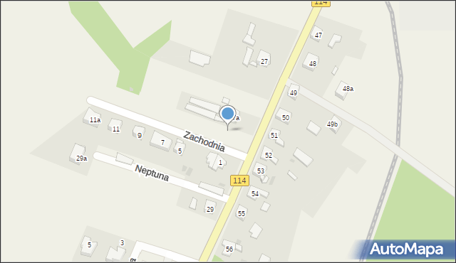 Trzebież, Zachodnia, 2, mapa Trzebież