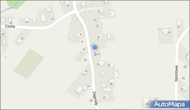 Tuczempy, Zagrody, 19, mapa Tuczempy