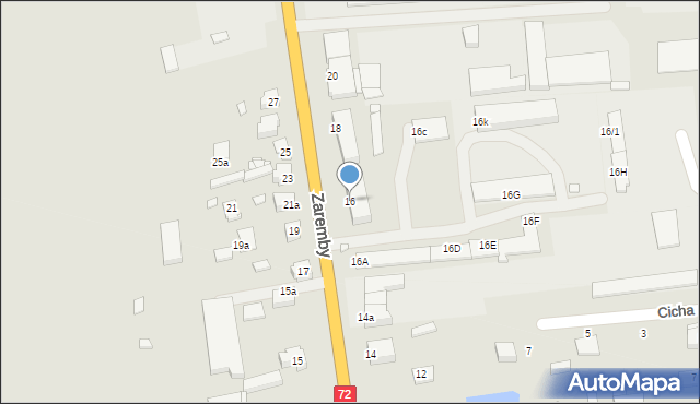 Tuliszków, Zaremby, kasztelana, 16, mapa Tuliszków