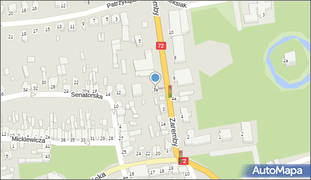 Tuliszków, Zaremby, kasztelana, 3a, mapa Tuliszków