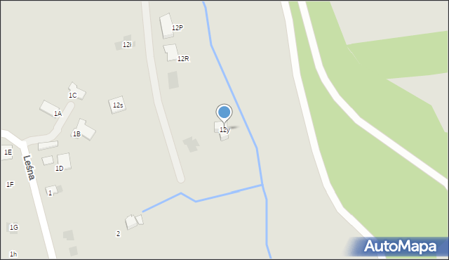 Tyczyn, Zagrody, 12y, mapa Tyczyn