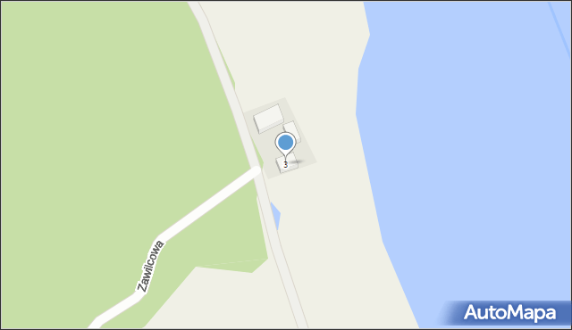 Udorpie, Zawilcowa, 3, mapa Udorpie