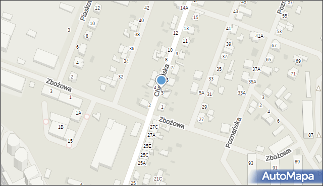 Wałcz, Zaułek Chełmiński, 3, mapa Wałcz