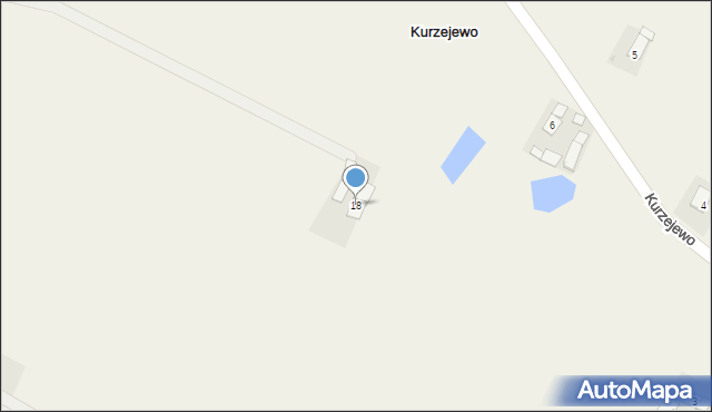 Warlubie, Zawadzka, 18, mapa Warlubie