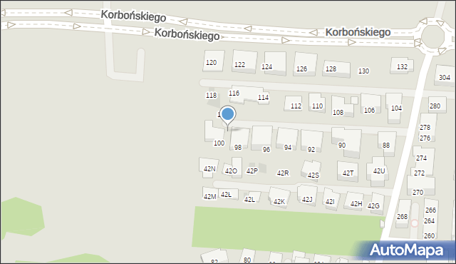 Warszawa, Zapłocie, 100a, mapa Warszawy