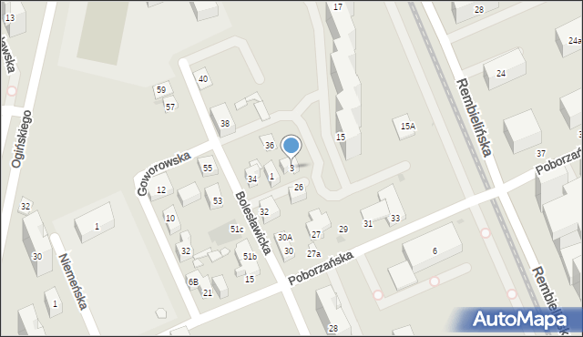 Warszawa, Zagraniczna, 3, mapa Warszawy