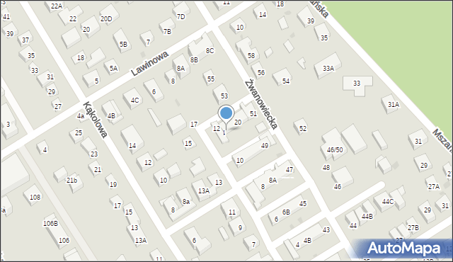 Warszawa, Zagięta, 16, mapa Warszawy