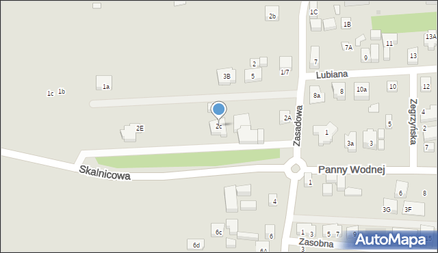 Warszawa, Zasadowa, 2c, mapa Warszawy