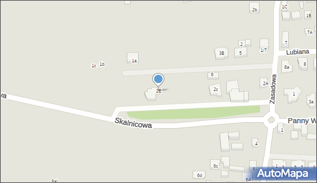 Warszawa, Zasadowa, 2E, mapa Warszawy