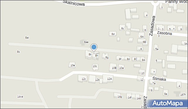 Warszawa, Zasadowa, 8j, mapa Warszawy